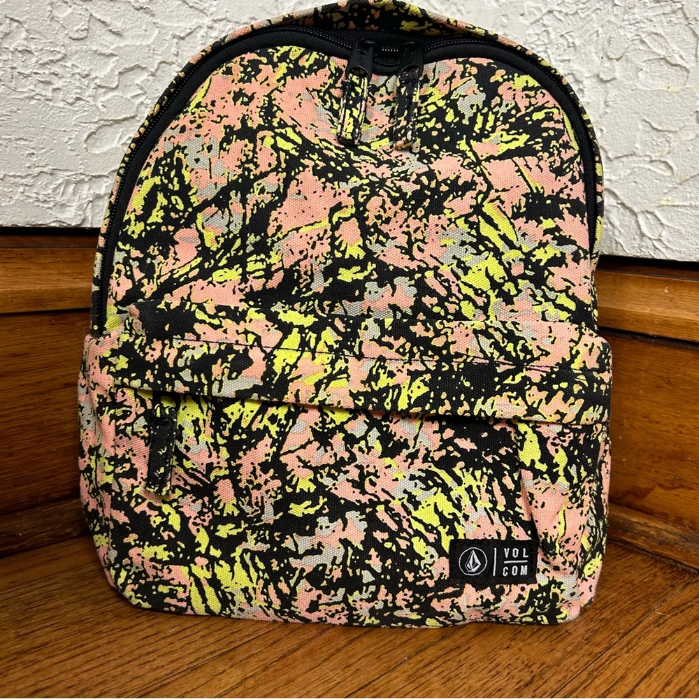 VOLCOM | Stone Mini Backpack In Coral Y2K Neon  Retro